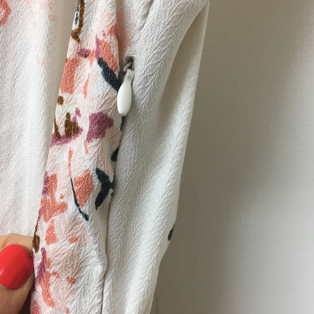 Free People All I Got Floral V Neck Maxi Dress - Picture 11 of 15